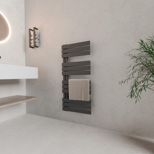 ROTHLER Design Handtuchheizkörper Badheizkörper Anthrazit 50 x 115 cm