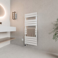 ROTHLER Elektrischer Design Handtuchheizkörper Mittelanschluss Weiß 50 x 120 cm