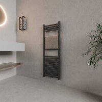 ROTHLER Handtuchheizkörper Badheizkörper Handtuchwärmer Mittelanschluss Anthrazit 50 x 120 cm