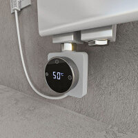 ROTHLER Elektrischer Premium Handtuchheizkörper Badheizkörper Weiß 60 x 183 cm