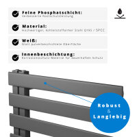 ROTHLER Premium Handtuchheizkörper Badheizkörper Anthrazit 50 x 140 cm
