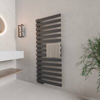 ROTHLER Premium Handtuchheizkörper Badheizkörper Anthrazit 60 x 160 cm mit Multiblock