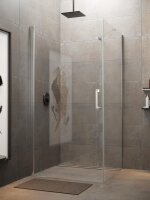 Duschkabine Eckdusche Nano ESG Klarglas 6mm 90 x 90 x 195 cm