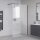Duschwand Duschabtrennung Nano Schwarz 8mm 140 x 200 cm