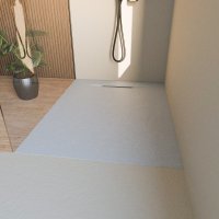 Duschwanne Steinoptik SMC 90x120 cm