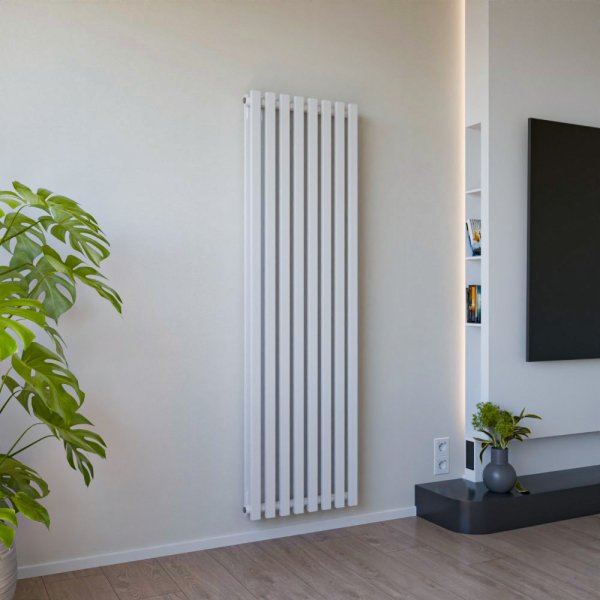 Design Paneelheizkörper vertikal 50x160 cm Weiß
