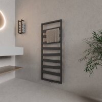ROTHLER Design Badheizkörper Zigzag-Form Anthrazit 50 x 134 cm