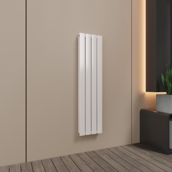 Paneelheizkörper vertikal doppellagig 30x120 cm Weiß