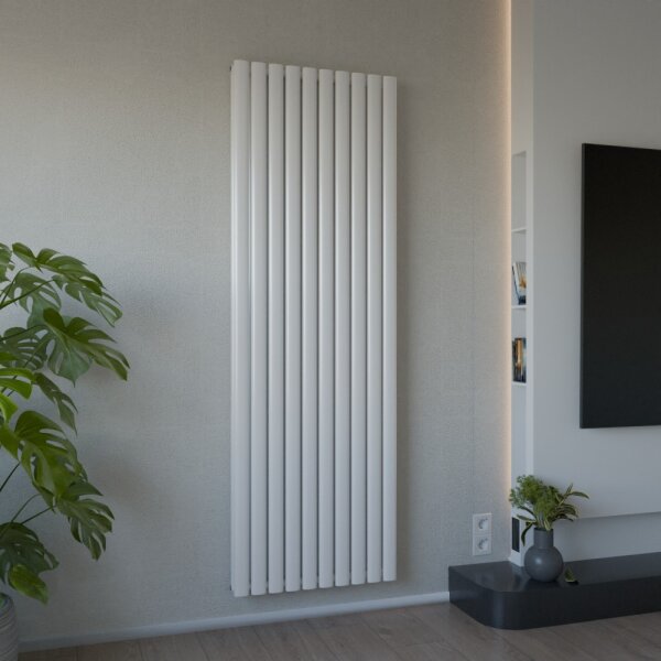 Paneelheizkörper Katzenauge vertikal 60x180 cm Weiß