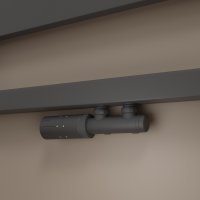 Thermostat-Ventilset Multiblock 2 in 1 Anthrazit schwenkbar