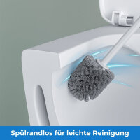 Creavit FE322 Taharet Hänge-WC spülrandlos Toilette mit integriertem Bidet inkl. Soft-Close Sitz
