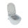 Creavit FE322 Taharet Hänge-WC spülrandlos Toilette mit integriertem Bidet inkl. Soft-Close Sitz