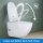 Creavit FE322 Taharet Hänge-WC spülrandlos Toilette mit integriertem Bidet inkl. Soft-Close Sitz