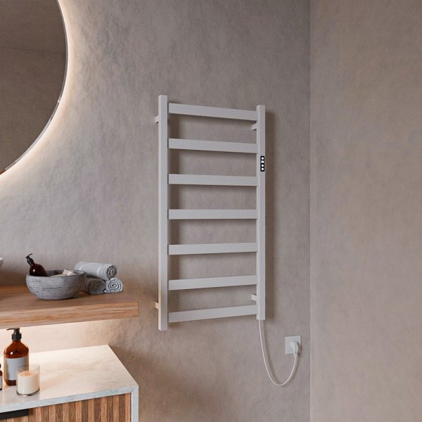 Design Trockenheizkörper elektrisch Paneel 50x100 cm Weiß
