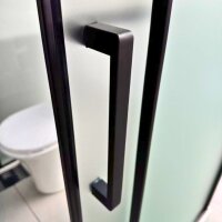 Mobile Duschkabine Dusche mit integrierter Toilette Waschbecken Duscharmatur 140 x 110 x 215 cm