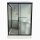 Mobile Duschkabine Dusche mit integrierter Toilette Waschbecken Duscharmatur 140 x 110 x 215 cm