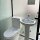 Mobile Duschkabine Dusche mit integrierter Toilette Waschbecken Duscharmatur 140 x 110 x 215 cm