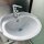 Mobile Duschkabine Dusche mit integrierter Toilette Waschbecken Duscharmatur 140 x 110 x 215 cm