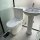 Mobile Duschkabine Dusche mit integrierter Toilette Waschbecken Duscharmatur 140 x 110 x 215 cm