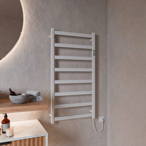 SALE Design Trockenheizkörper Badheizkörper elektrisch weiss glänzend 60 x 115 cm