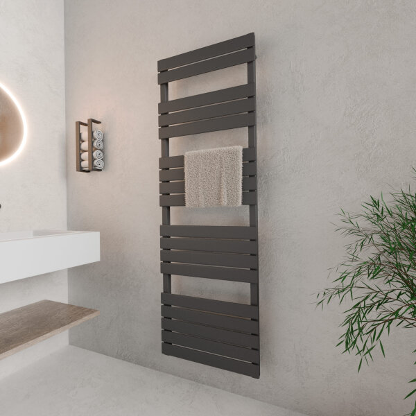 SALE ROTHLER Design Handtuchheizkörper Mittelanschluss Anthrazit 60 x 180 cm