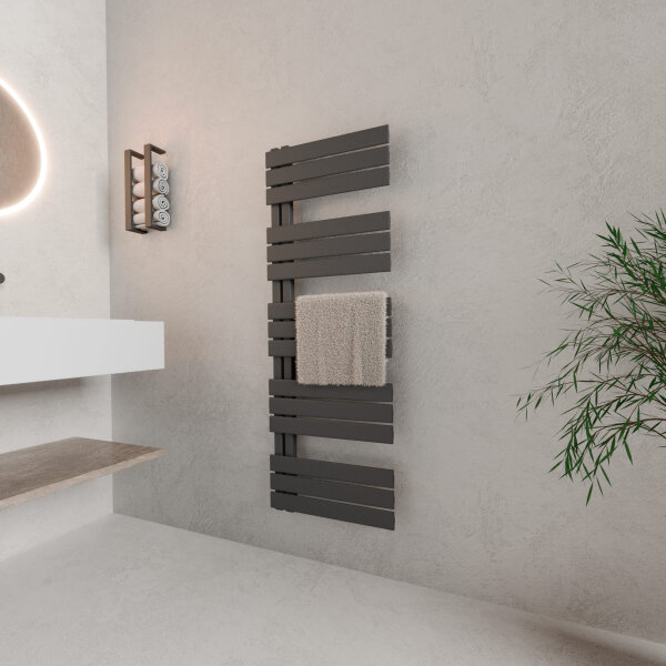 SALE ROTHLER Design Handtuchheizkörper Badheizkörper Anthrazit 50 x 140 cm
