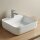 Aufsatzwaschtisch Waschbecken rechteckig Weiß