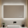 LED Badspiegel rechteckig rahmenlos Antibeschlag Touch 3 Lichtfarben dimmbar 80 x 120 cm