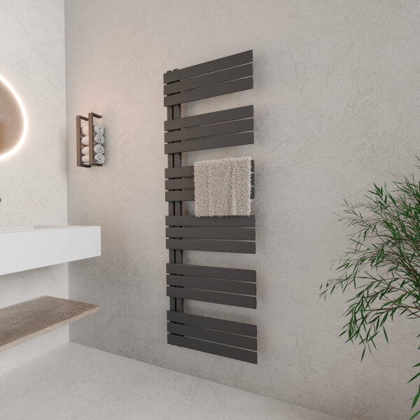 SALE ROTHLER Design Handtuchheizkörper Badheizkörper Anthrazit 60 x 164 cm