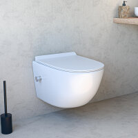 Hänge-WC mit integriertem Bidet randlos Tornado...