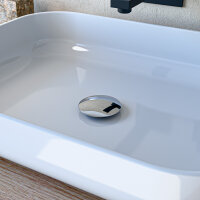 Ablaufgarnitur Push-Open Chrom