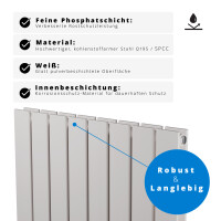 SALE ROTHLER Paneelheizkörper Flachheizkörper Vertikal Doppellagig Weiß 61 x 180 cm #1