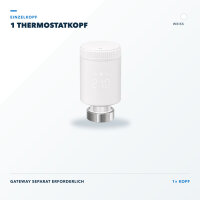 Heizkörperthermostat Smart Zigbee Weiß Einzelkopf