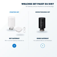 Heizkörperthermostat Smart Zigbee Weiß Einzelkopf