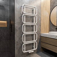 LOOP Design-Handtuchheizkörper 60x160 cm Weiß...